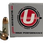 Underwood Ammunition 9mm Luger +P 115 Grain Jacketed Hollow Point Box of 20