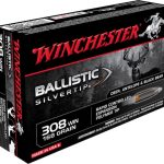 Winchester Ballistic Silvertip Ammunition 308 Winchester 168 Grain Rapid Controlled Expansion Polymer Tip Box of 20