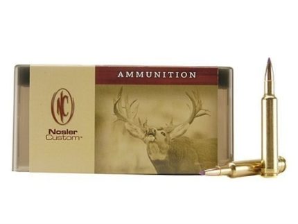 Nosler Custom Ammunition 257 Roberts +P 100 Grain Ballistic Tip Hunting Box of 20