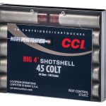 CCI Big 4 Shotshell Ammunition 45 Colt (Long Colt) 140 Grains #4 Shot