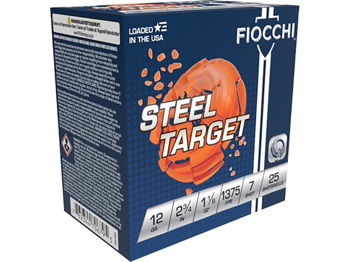 545947.jpg Fiocchi Steel Target Ammunition 12 Gauge 2-3/4" Non-Toxic Steel Shot - Image 1