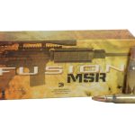 Federal Fusion MSR Ammunition 6.8mm Remington SPC 90 Grain Bonded Spitzer Boat Tail Box of 20