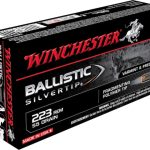 Winchester Ballistic Silvertip Varmint Ammunition 223 Remington 55 Grain Fragmenting Polymer Tip Box of 20