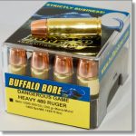 Buffalo Bore Dangerous Game Ammunition 480 Ruger 330 Grain Lehigh Mono-Metal Lead-Free Box of 20