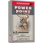 Winchester Power Point Ammunition 6.5 Creedmoor 129 Grain Power-Point Box of 20