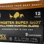 Apex Turkey TSS Smalltown Hunting Blend Ammunition 12 Gauge #7-1/2 & #9 Non-Toxic Tungsten Super Shot Box of 5
