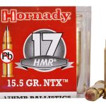 Hornady Ammunition 17 Hornady Magnum Rimfire (HMR) 15.5 Grain NTX Lead-Free Box of 50