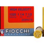 Fiocchi Shooting Dynamics High Velocity Ammunition 20 Gauge 3" 1-1/4 oz #7-1/2 Shot Box of 25