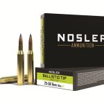 Nosler BT Ammunition 25-06 Remington 115 Grain Ballistic Tip Box of 20