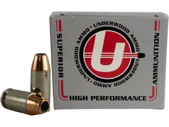 631078.jpg Underwood Ammunition 45 Super 230 Grain Jacketed Hollow Point Box of 20 - Image 1