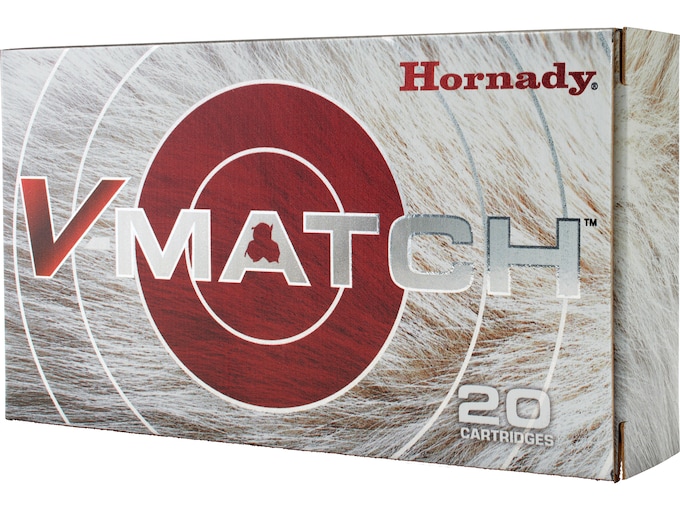 633956.jpg Hornady V-Match Ammunition 6mm Creedmoor 80 Grain ELD-VT Polymer Tip Box of 20 - Image 1