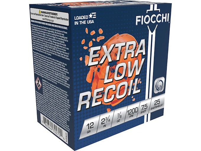 637629.jpg Fiocchi Exacta Superior Target Trainer Ammunition 12 Gauge 2-3/4" 7/8 oz #7-1/2 Shot - Image 1