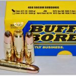 Buffalo Bore Ammunition 458 SOCOM Subsonic 500 Grain Jacketed Round Nose Box of 20