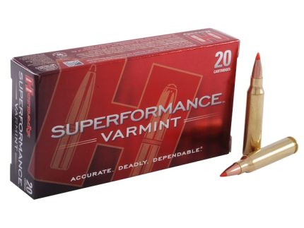 Hornady Superformance Varmint Ammunition 223 Remington 53 Grain V-MAX Polymer Tip Box of 20