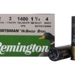 Remington Sportsman Hi-Speed Ammunition 12 Gauge 3" 1-1/4 oz #4 Non-Toxic Steel Shot