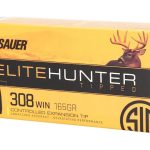 Sig Sauer Elite Hunter Tipped Ammunition 308 Winchester 165 Grain Polymer Tip Box of 20