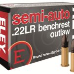 Eley Semi-Auto Benchrest Outlaw Ammunition 22 Long Rifle 42 Grain Lead Round Nose