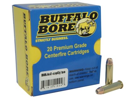 Buffalo Bore Ammunition 357 Magnum 125 Grain Jacketed Hollow Point High Velocity Box of 20