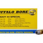 Buffalo Bore Ammunition 44 Special 190 Grain Lead Soft Cast Hollow Point Gas Check Box of 20