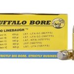 Buffalo Bore Ammunition 500 Linebaugh 525 Grain Lead Flat Nose Box of 20