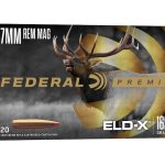 Federal Premium Ammunition 7mm Remington Magnum 162 Grain Hornady ELD-X Polymer Tip Box of 20