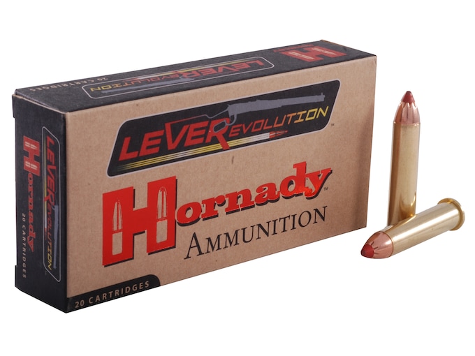 686169.jpg Hornady LEVERevolution Ammunition 45-70 Government 250 Grain MonoFlex Polymer Tip Lead-Free Box of 20 - Image 1