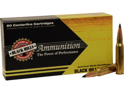 Black Hills Gold Ammunition 308 Winchester 168 Grain Sierra Tipped MatchKing (TMK) Box of 20