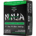 Apex Turkey Ninja TSS Ammunition 410 Bore 3" 7/8 oz #8-1/2 Non-Toxic Tungsten Super Shot Box of 10