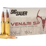 Sig Sauer Venari SP Ammunition 308 Winchester 150 Grain Jacketed Soft Point Box of 20
