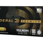 Federal Premium Gold Medal Action Pistol Ammunition 40 S&W 180 Grain Full Metal Jacket