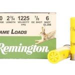 Remington Game Load Ammunition 20 Gauge 2-3/4" 7/8 oz #6 Shot
