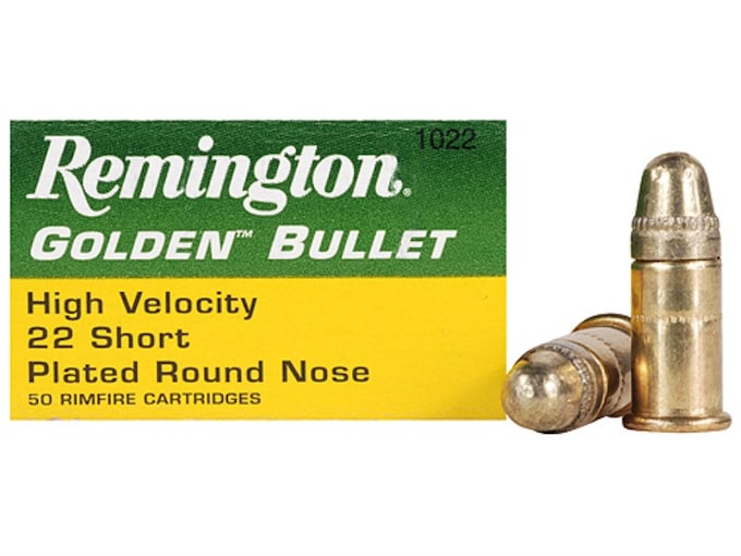 711204.jpg Remington Golden Bullet Ammunition 22 Short High Velocity 29 Grain Round Nose - Image 1