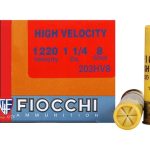 Fiocchi Shooting Dynamics High Velocity Ammunition 20 Gauge 3" 1-1/4 oz #8 Shot Box of 25