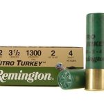 Remington Nitro Turkey Ammunition 12 Gauge 3-1/2" 2 oz of #4 Buffered Shot
