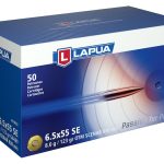 Lapua Scenar Ammunition 6.5x55mm Swedish Mauser 123 Grain Hollow Point Boat Tail Box of 50