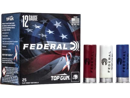 Federal Top Gun Wounded Warrior Ammunition 12 Gauge 2-3/4" 1-1/8 oz #8 Shot