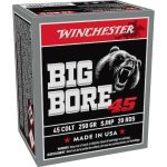 Winchester Big Bore Ammunition 45 Colt (Long Colt) 250 Grain Semi-Jacket Hollow Point Box of 20