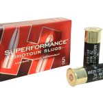 Hornady Superformance Ammunition 12 Gauge 2-3/4" 300 Grain MonoFlex Polymer Tip Sabot Slug Lead Free Box of 5