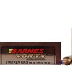 Barnes VOR-TX Ammunition 7mm Remington Magnum 150 Grain TTSX Polymer Tipped Spitzer Boat Tail Lead-Free Box of 20