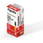Aguila Standard Velocity Ammunition 22 Long Rifle 40 Grain Lead Round Nose