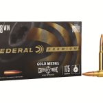Federal Premium Gold Medal Centerstrike Ammunition 308 Winchester 175 Grain Open Tip Match