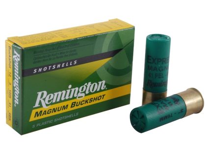 Remington Express Magnum Ammunition 12 Gauge 3" #4 Buckshot 41 Pellets