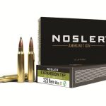 Nosler E-Tip Ammunition 223 Remington 55 Grain Polymer Tip Varmint Lead-Free Box of 20
