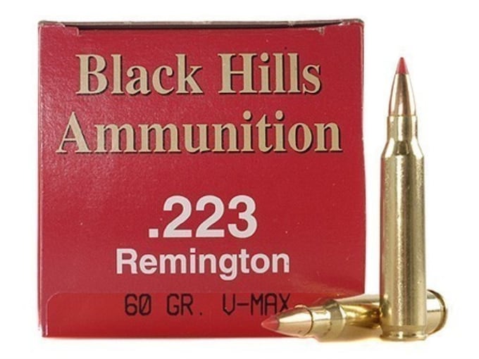 831704.jpg Black Hills Ammunition 223 Remington 60 Grain Hornady V-MAX Polymer Tip Box of 50 - Image 1