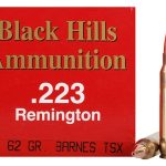 Black Hills Ammunition 223 Remington 62 Grain Barnes TSX Hollow Point Boat Tail Lead-Free Box of 50