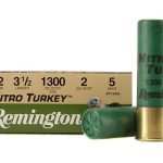 Remington Nitro Turkey Ammunition 12 Gauge 3-1/2" 2 oz of #5 Buffered Shot Box of 10