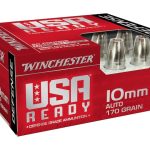 Winchester USA Ready Defense Ammunition 10mm Auto 170 Grain Jacketed Hollow Point Box of 20