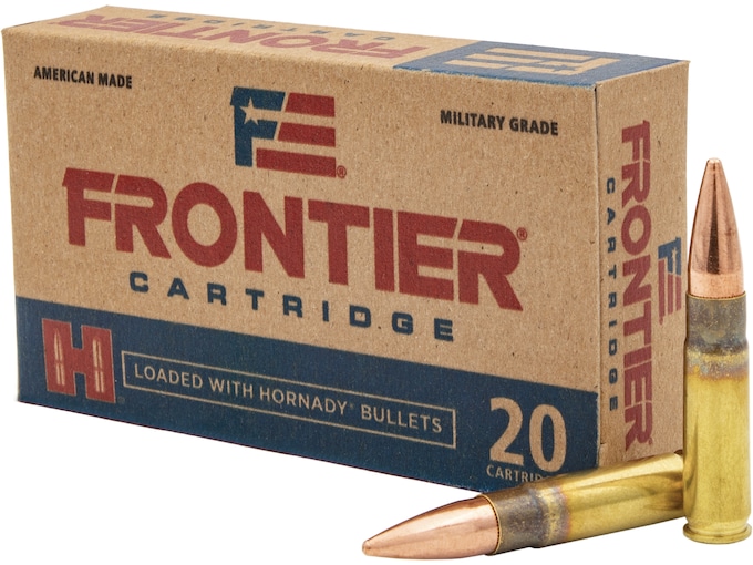 887807.jpg Frontier Cartridge Military Grade Ammunition 300 AAC Blackout 125 Grain Hornady Full Metal Jacket - Image 1