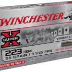 Winchester Super-X Ammunition 223 Remington 55 Grain Jacketed Hollow Point Boat Tail