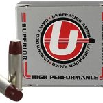 Underwood Ammunition 45 Colt (Long Colt) +P 325 Grain Lead Long Flat Nose Gas Check Box of 20